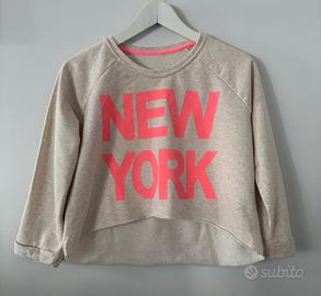 Felpa leggera cropped
