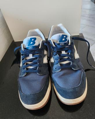 scarpe sportive New Balance 480 Blu n. 45.5 