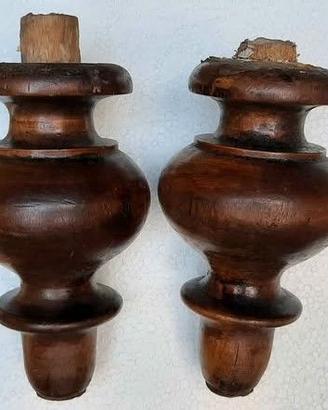 Coppia di piedi a cipolla dell'800