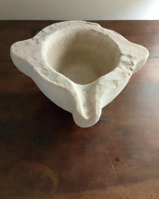 Antico mortaio da farmacia in marmo 1700