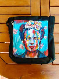 Borsello 20x22cm con immagine di Frida Kahlo