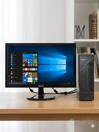 PC ASUS D320SF + Monitor ASUS 22" Full HD VP228DE