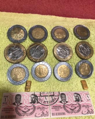 12 monete republica e S. Marino + 🎁