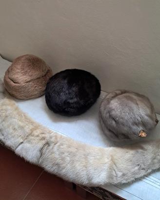 cappelli e collo pelliccia