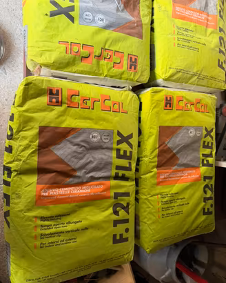 COLLANTE CERCOL F121 FLEX GRIGIO C2TE KG. 25