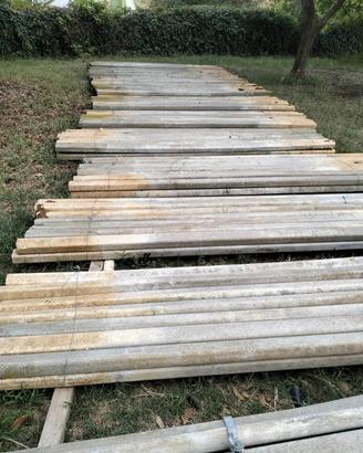 Pali in cemento valente per vigneti
