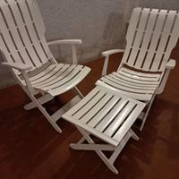 Poltrone giardino reclinabili