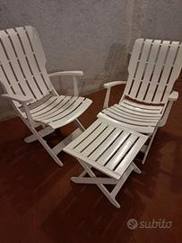 Poltrone giardino reclinabili