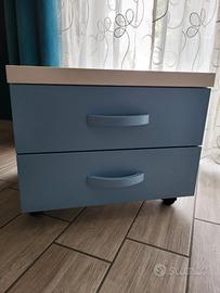 Comodino per cameretta (azzurro)