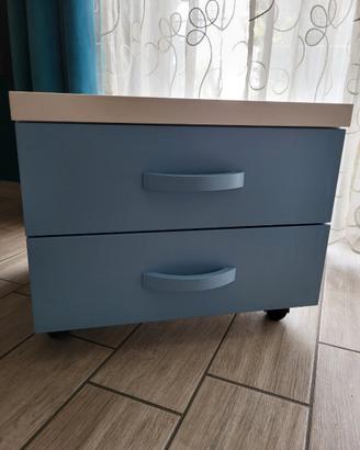 Comodino per cameretta (azzurro)