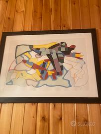 Litografia Ugo nespolo