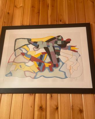 Litografia Ugo nespolo