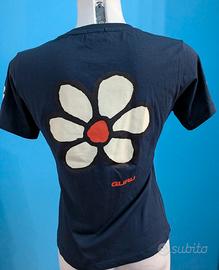 T-shirt Guru vintage blu scuro tg S