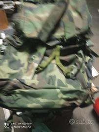 Zaino Tattico originale  militare con zainetto