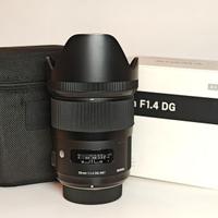 NIKON 35 1,4  Art - Sigma x Nikon