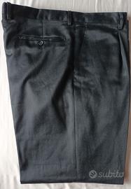 Pantaloni classici uomo, tg. 54, col. grigio scuro