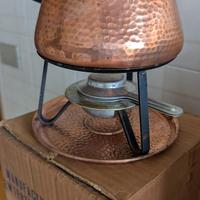 Set fondita Boirguignonne in rame vintage