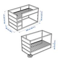 Letto ikea reversibile kura