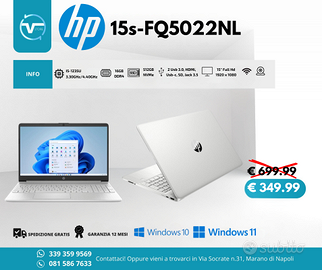 Hp 15s-FQ5022NL i5 16Gb DDR4 512GB NVMe