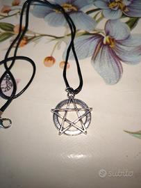 Collana Amuleto Stella Pentacolo Protezione Magia