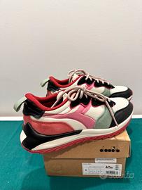 Diadora n9000 cheap nyl donna argento