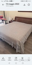 Copriletto matrimoniale ad uncinetto 