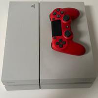 Console Ps4 WHITE + 1Joistick originale rossonero