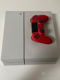 Console Ps4 WHITE + 1Joistick originale rossonero