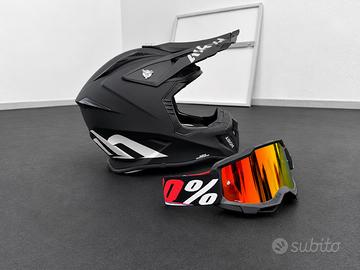 Casco Airoh Aviator + mascherina 100%
