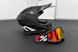 Casco Airoh Aviator + mascherina 100%