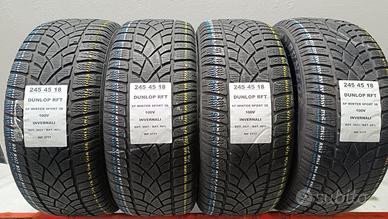 4 GOMME 245 45 18 DUNLOP RFT INV RIF3777