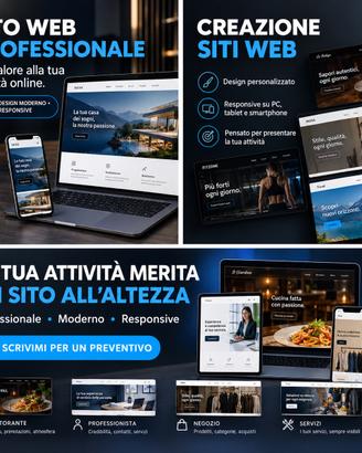 Creazione siti web professionali