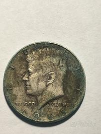Mezzo dollaro con volto di Kennedy 1964