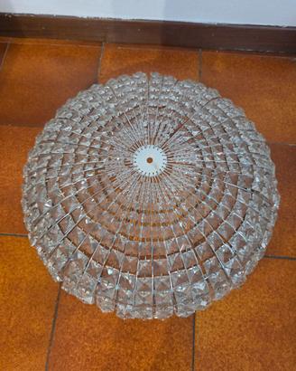 lampadario in vetro molto luminoso