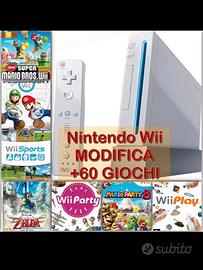Nintendo Wii console con +60giochi