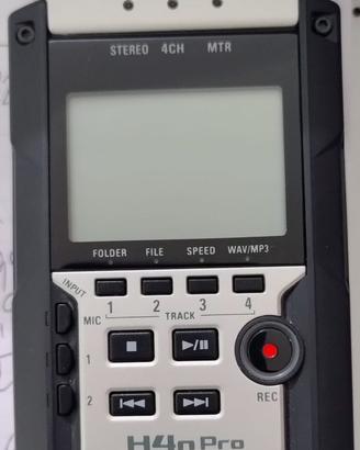 Zoom H4n Pro – Come nuovo (uso studio) + Alimenta