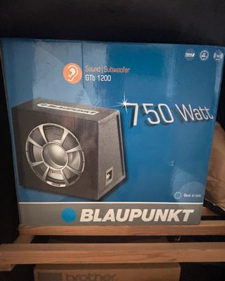 Subwoofer macchina blaupunkt 750 watt