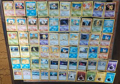 Lotto 62 carte Pokémon  Base Set ITA + ENG 