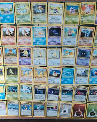 Lotto 62 carte Pokémon  Base Set ITA + ENG 