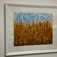 Quadro campo di pane - Mario Schifano ORIGINALE