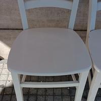 sedie legno bianche bar 