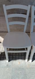 sedie legno bianche bar 