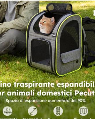 zaino per gatti o cani piccola taglia