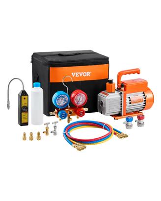 Kit Pompa per Vuoto e Manometro AC 2,12L/s