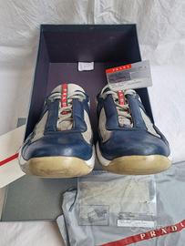 Scarpe Sneakers Prada America’s Cup Original blu