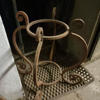 base per tavolo in ferro battuto