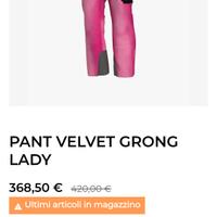 Pantaloni sci Energiapura ragazza XS