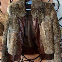 Giubbotto con pelliccia di lapin