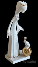 Statuetta la principessa e il ranocchio vintage