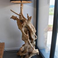 Lampada Piantana Tronco Root Nature Design